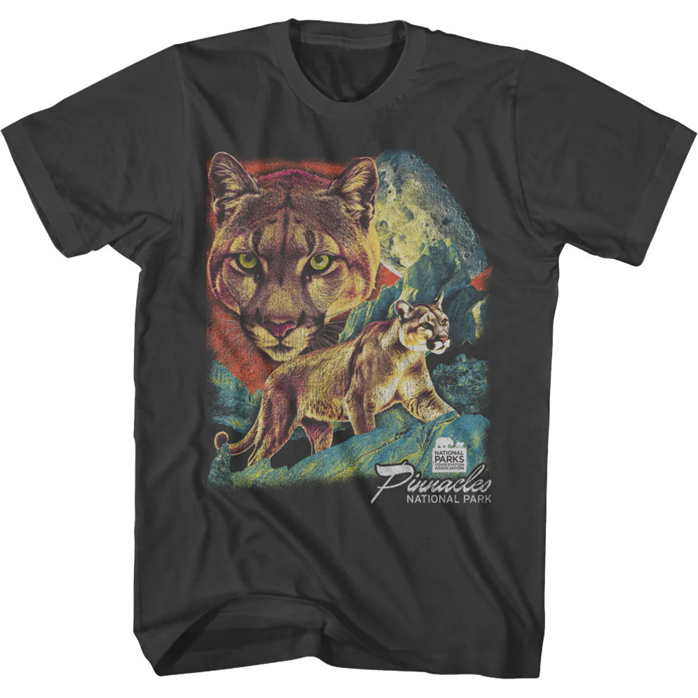 Mountain Lion Collage Pinnacles National Park Tshirt
